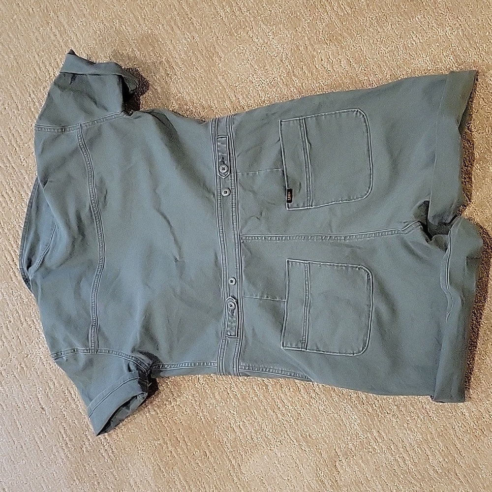 Lee Vintage modern green utility /jumpsuit size M, Green Denim - Picture 13 of 16